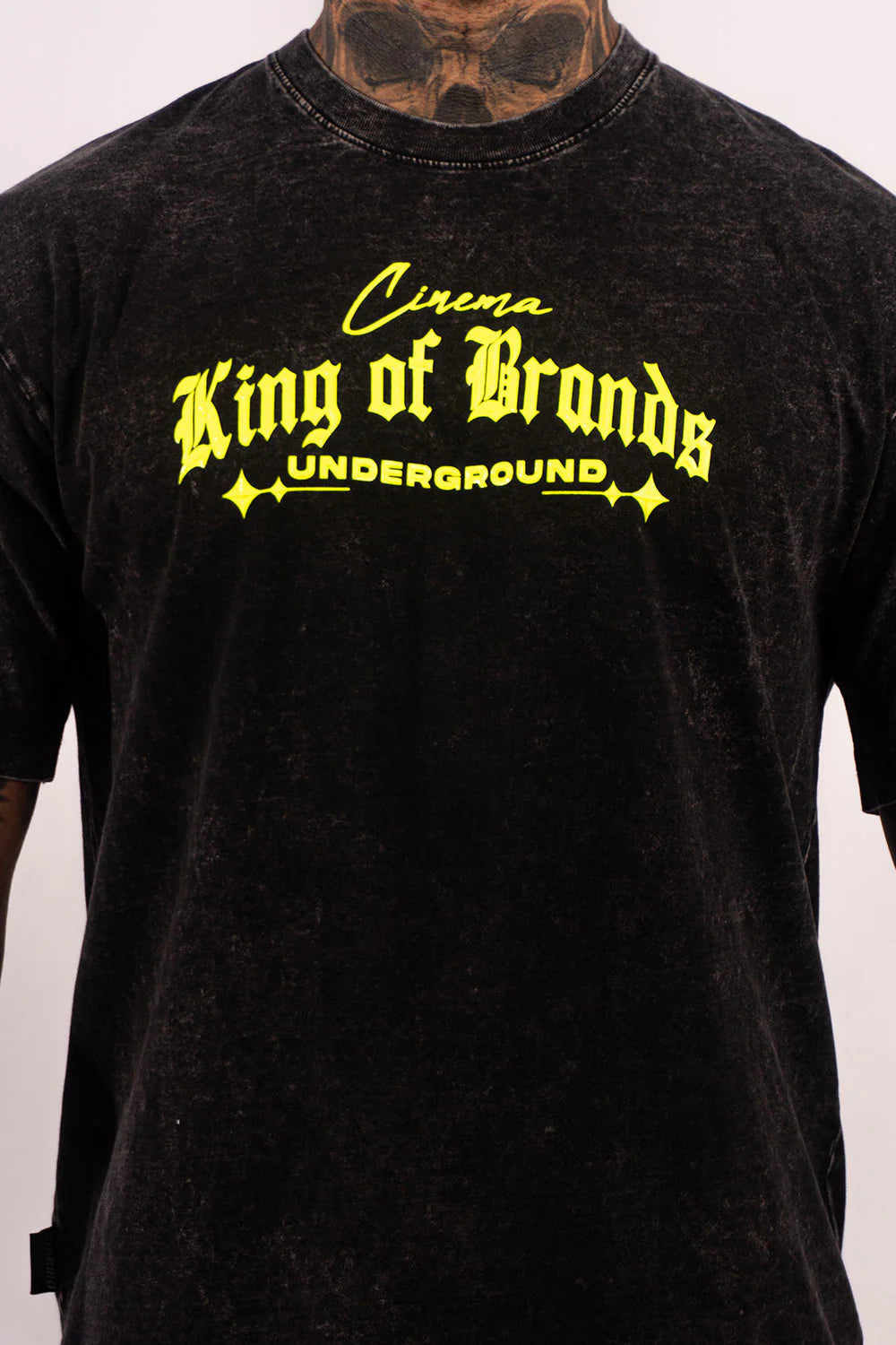 Playera Oversize Acid Wash The kingdom