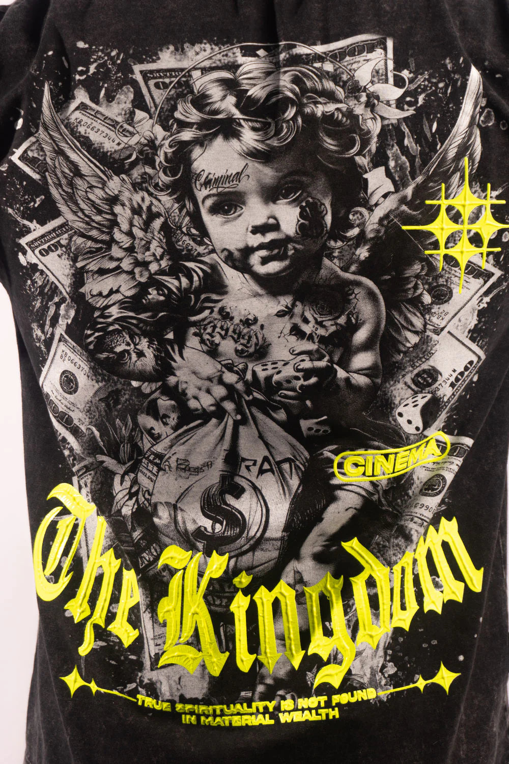 Playera Oversize Acid Wash The kingdom
