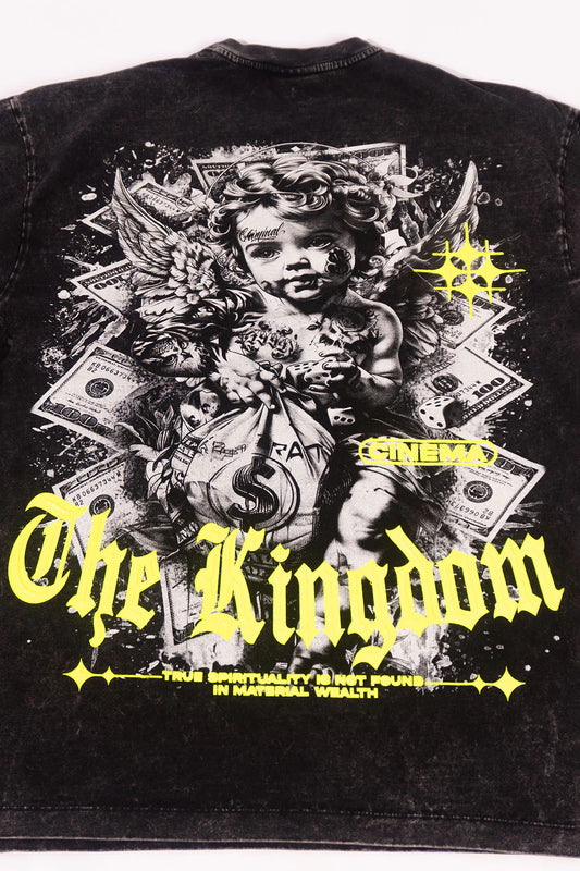Playera Oversize Acid Wash The kingdom